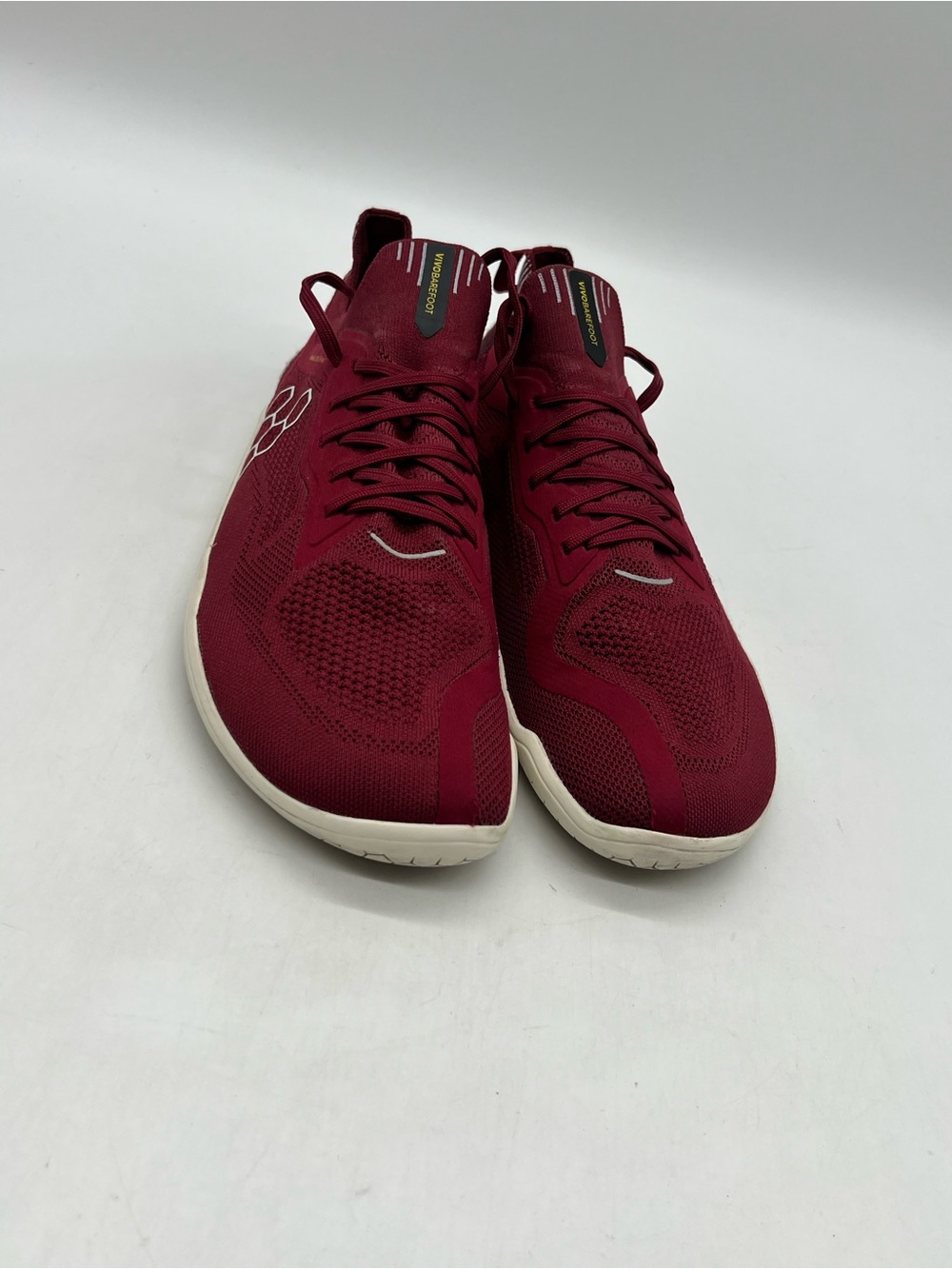 Vivobarefoot Primus Lite Knit Men’s Sz 43 Sz US 10 burgundy Mesh Running Sneaker